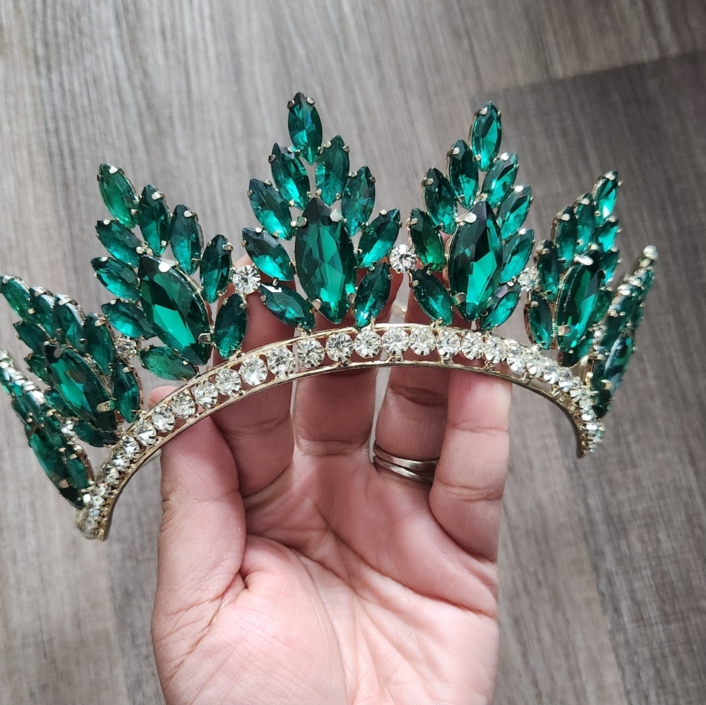 Emerald Green Tiara